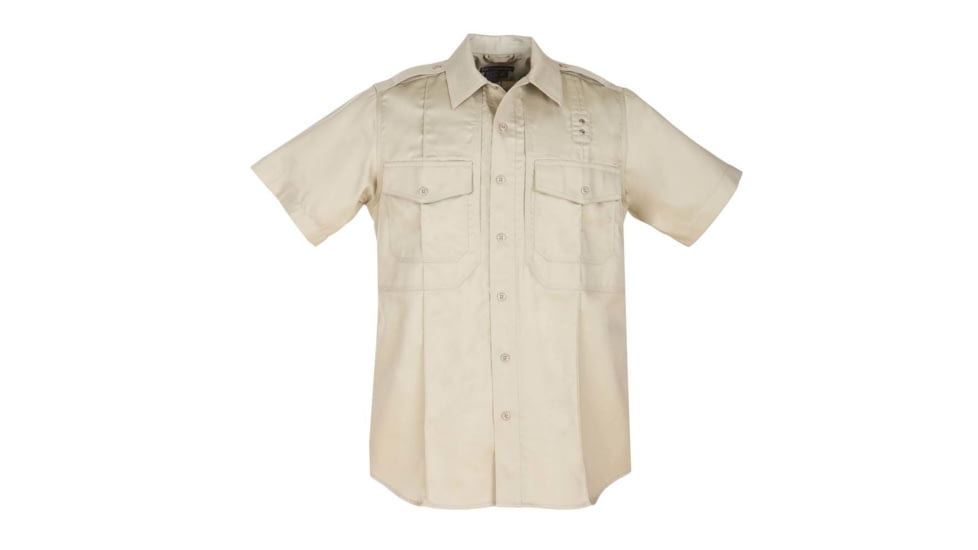 5.11 Tactical Twill PDU Class B S/S Shirt - Womens, Silver Tan, XLT, 61159-160-XL-T