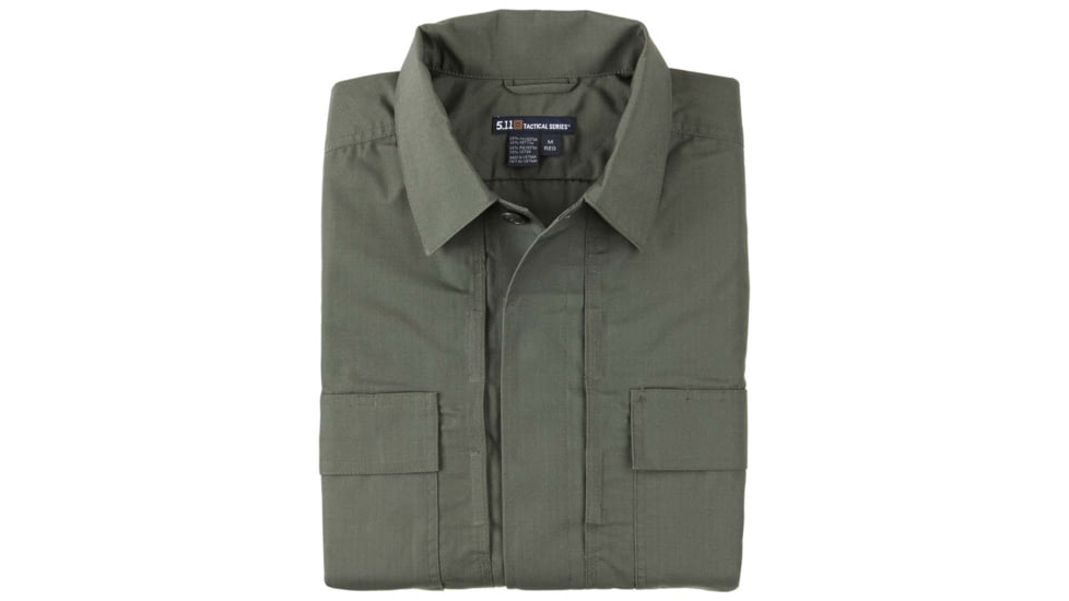 5.11 Tactical 71001 TDU Short Sleeve Ripstop Shirt, TDU Green, Medium, Tall 71001T-190-TDU Green-M
