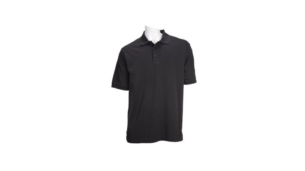 5.11 Tactical Tactical Jersey S/S Polo - Mens, Black, M, 71182-019-M