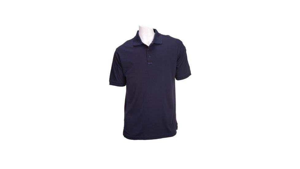 5.11 Tactical Tactical Jersey S/S Polo - Mens, Dark Navy, M, 71182-724-M