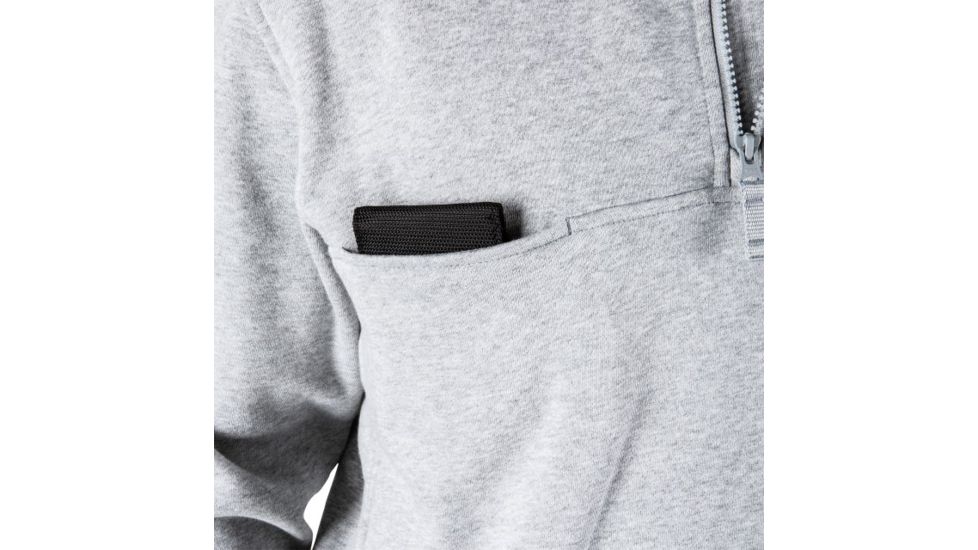 5.11 Tactical 72314 1/4 Zip Job Shirt, Heather Grey, 2XL