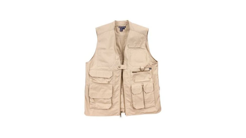 5.11 Tactical Vest, Concealable, Khaki, Extra Large, 80001-055-XL