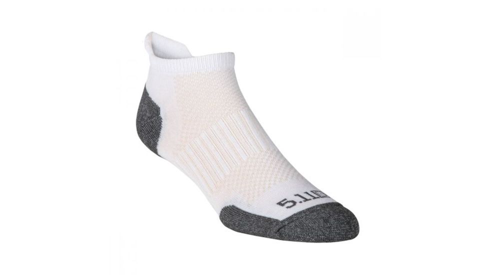 5.11 Tactical ABR Training Sock, White, Large 10031-010-L