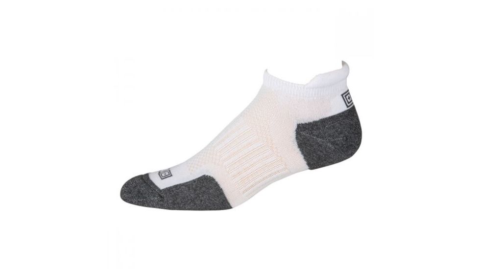 5.11 Tactical ABR Training Sock, White, L, 10031-010-L