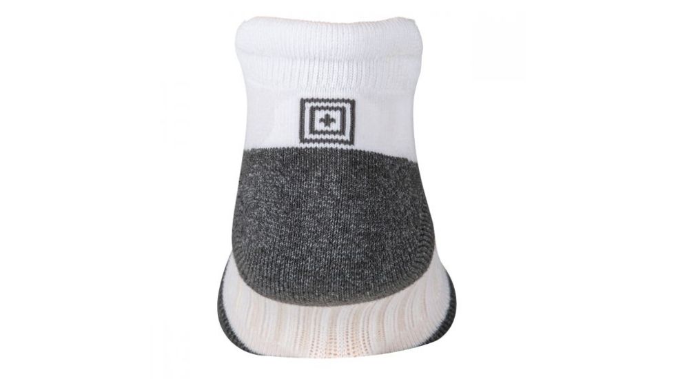 5.11 Tactical ABR Training Sock, White, Large 10031-010-L