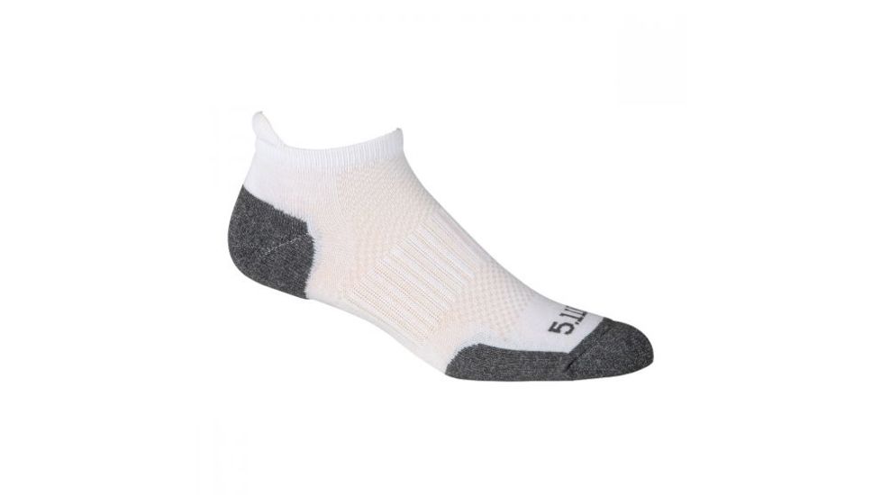 5.11 Tactical ABR Training Sock, White, Large 10031-010-L