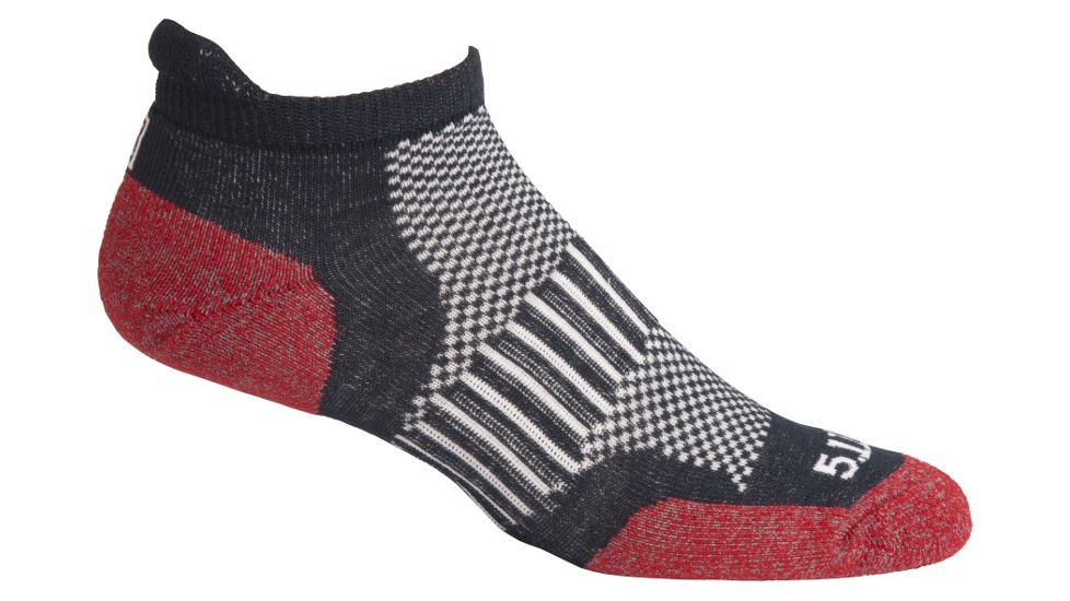 5.11 Tactical ABR Training Sock, LAVA, S 10031-LAVA-S