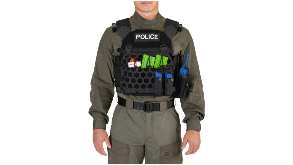 5.11 Tactical All Missions Plate Carrier, Black - 59587-019-LXL