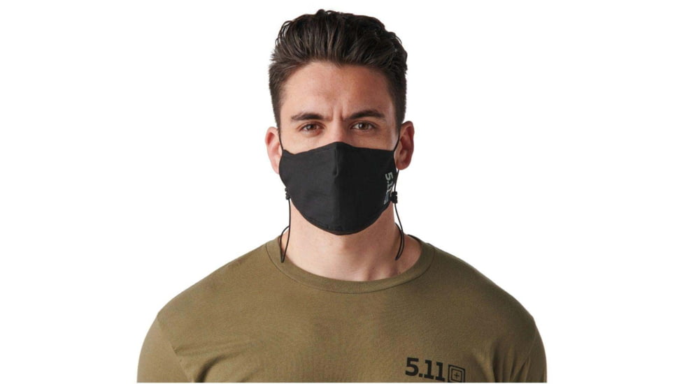 5.11 Tactical Alpha Mask - Unisex, Black, M, 89506-019-M