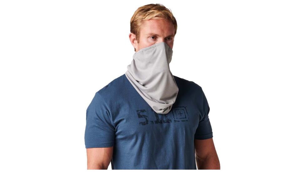 5.11 Tactical Alpha Neck Gaiter - Unisex, Heather Grey, 1 SZ, 89507-016-1 SZ