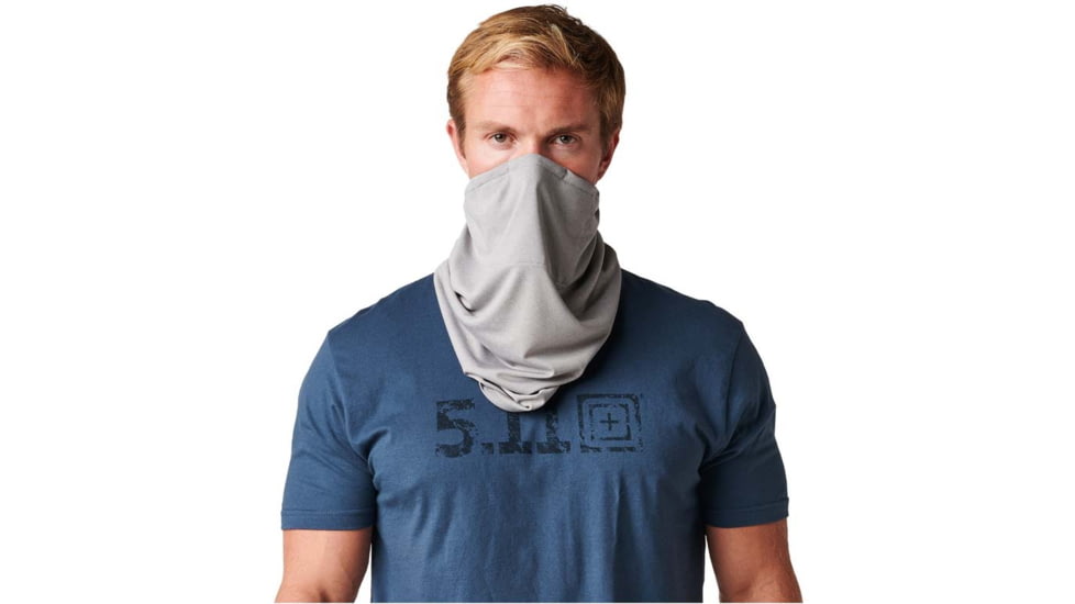 5.11 Tactical Alpha Neck Gaiter - Unisex, Heather Grey, 1 SZ, 89507-016-1 SZ