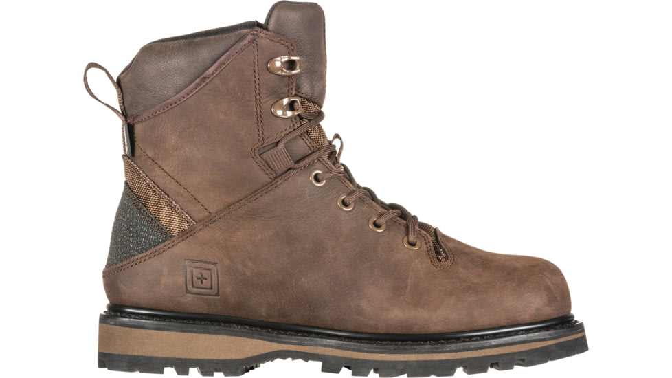 5.11 Tactical Apex 6 Waterproof Boots, Regular, 11 US, Dark Earth, 12412-282-11-R