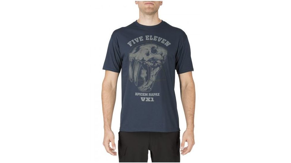 5.11 Tactical Apex Predator Tee, Dark Navy - 41195AO-724-L