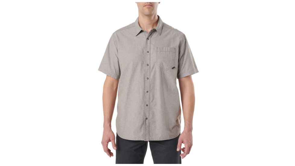 5.11 Tactical Ares Short Sleeve Shirt - Mens, Stampede, L, 71372-172-L