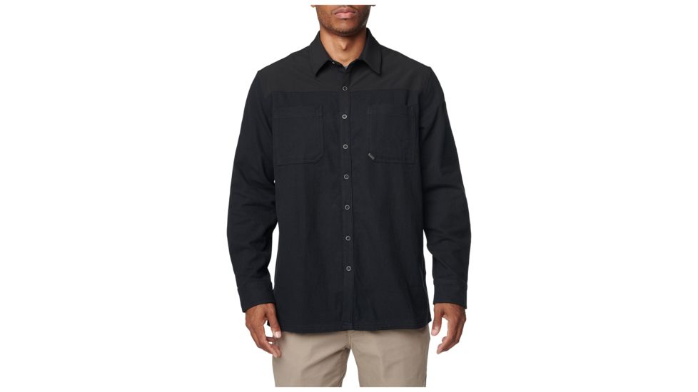 5.11 Tactical Ascension Long Sleeve Shirt, Black - 72496-019-L