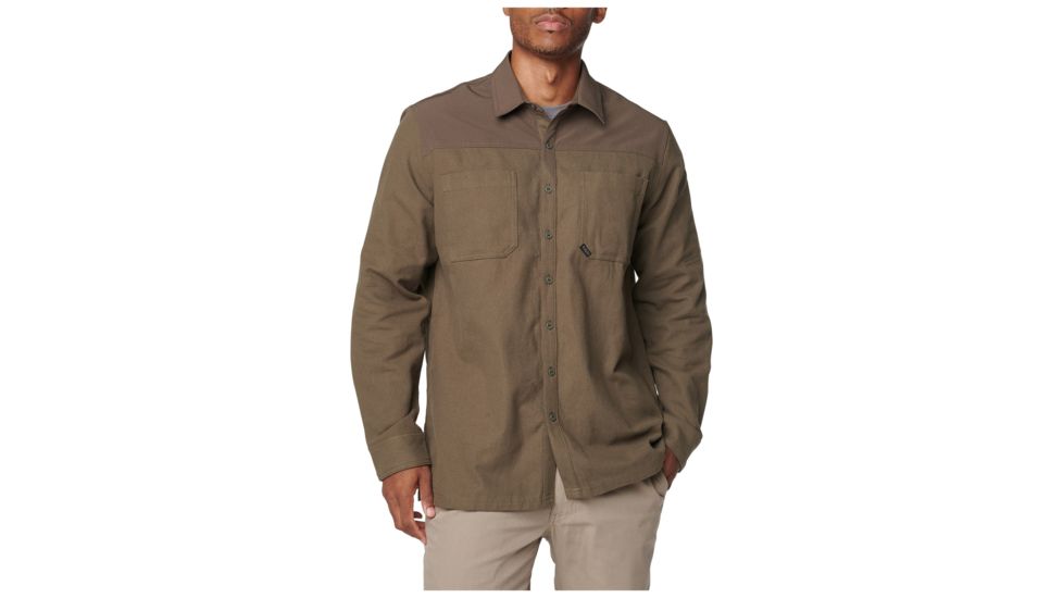 5.11 Tactical Ascension Long Sleeve Shirt, Tundra - 72496-192-2XL