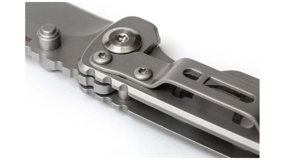 5.11 Tactical Base 3DP Folding Knife, 2.75in, Drop Point, 8CR13MOV Blade, Tumbld Steel, 1 SZ, 51156-988-1 SZ