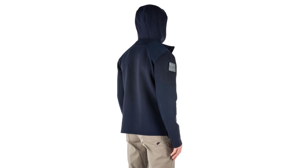 5.11 Tactical Bravo Hoodie - Mens, Peacoat, Extra Small, 72138-787-XS
