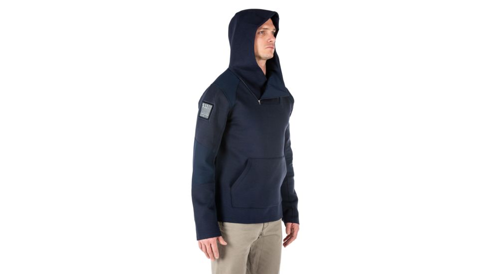 5.11 Tactical Bravo Hoodie - Mens, Peacoat, Extra Small, 72138-787-XS