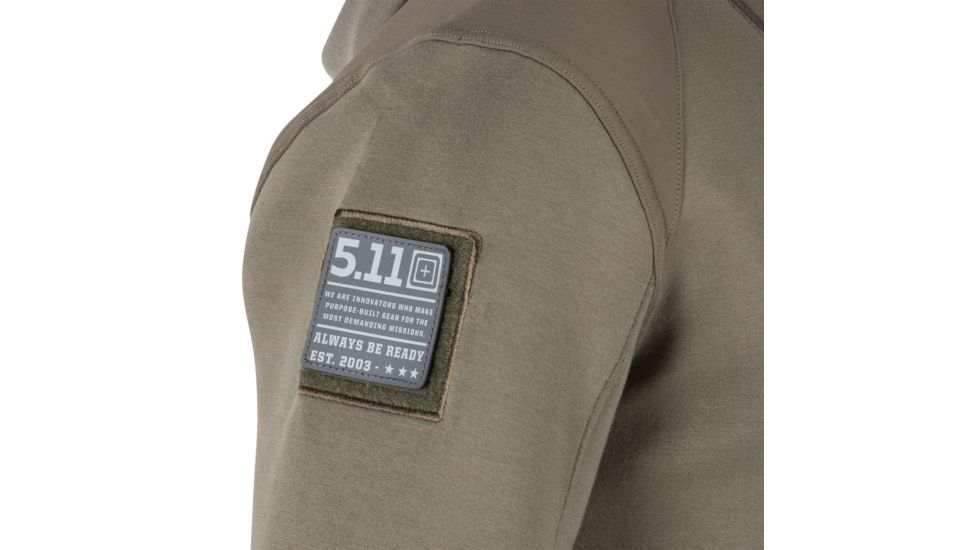 5.11 Tactical Bravo Hoodie - Mens, Ranger Green, Large, 72138-186-L