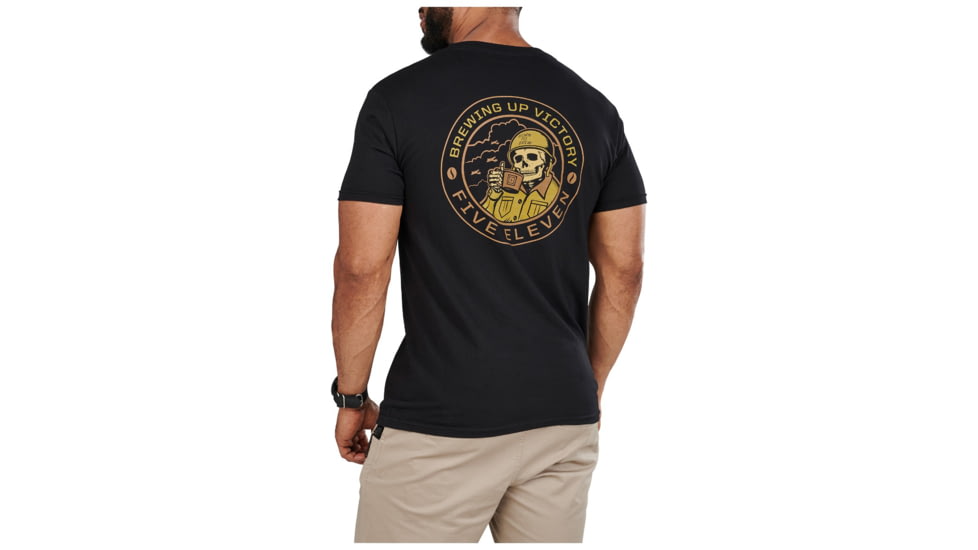 5.11 Tactical Brewing Up Victory S/S Tee - Mens, Black, 2XL, 41195YU-019-2XL