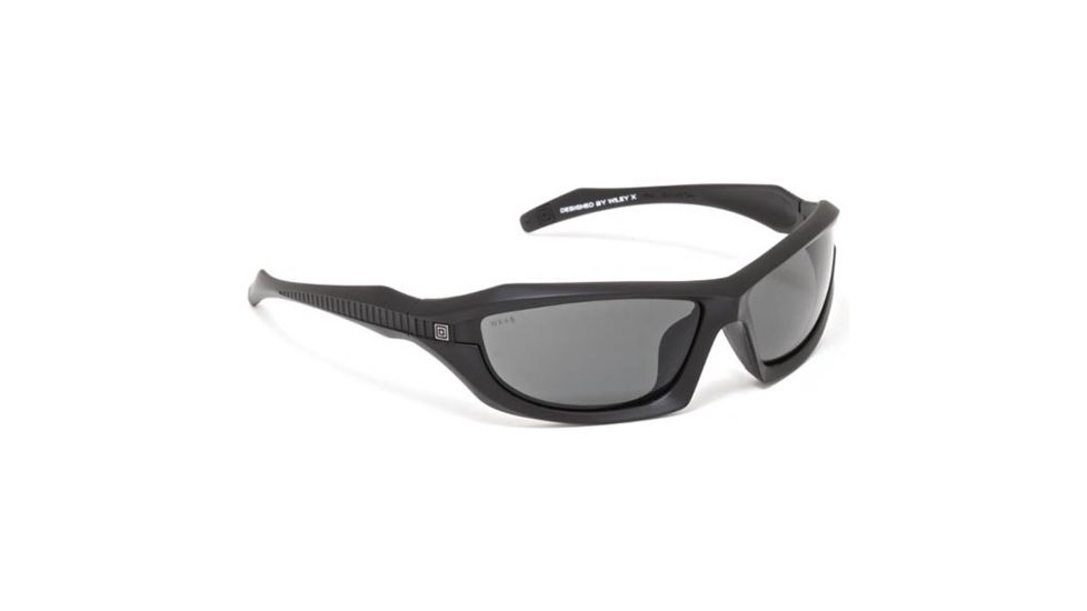 5.11 Tactical Burner Sunglasses- FF Polarized Lens- Matte Black 1 SZ 52034-920-1 SZ