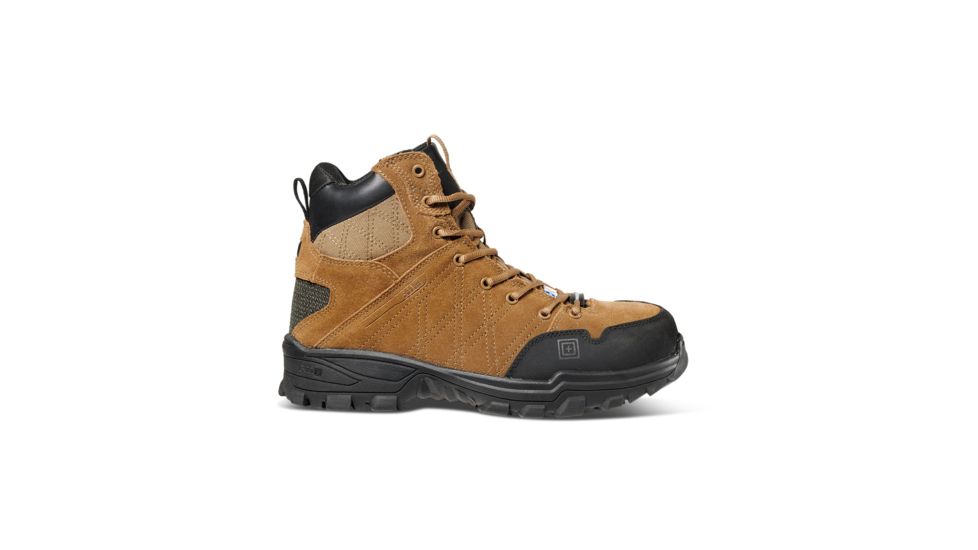 5.11 Tactical Cable Hiker Carbon Tac Toe Boot - Mens, Dark Coyote, 13W, 12379-106-13-W
