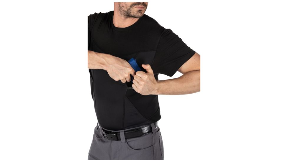 5.11 Tactical CAMS S/S Baselayer - Mens, Black, 2XL, 41222ABR-019-2XL