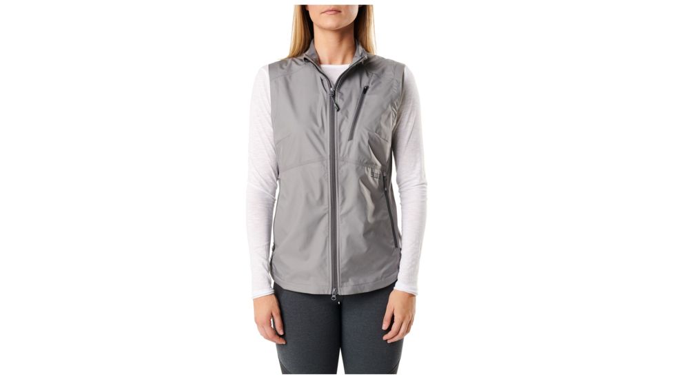 5.11 Tactical Cascadia Windbreaker Vest - Womens, Lunar, XS, 65001-082-XS