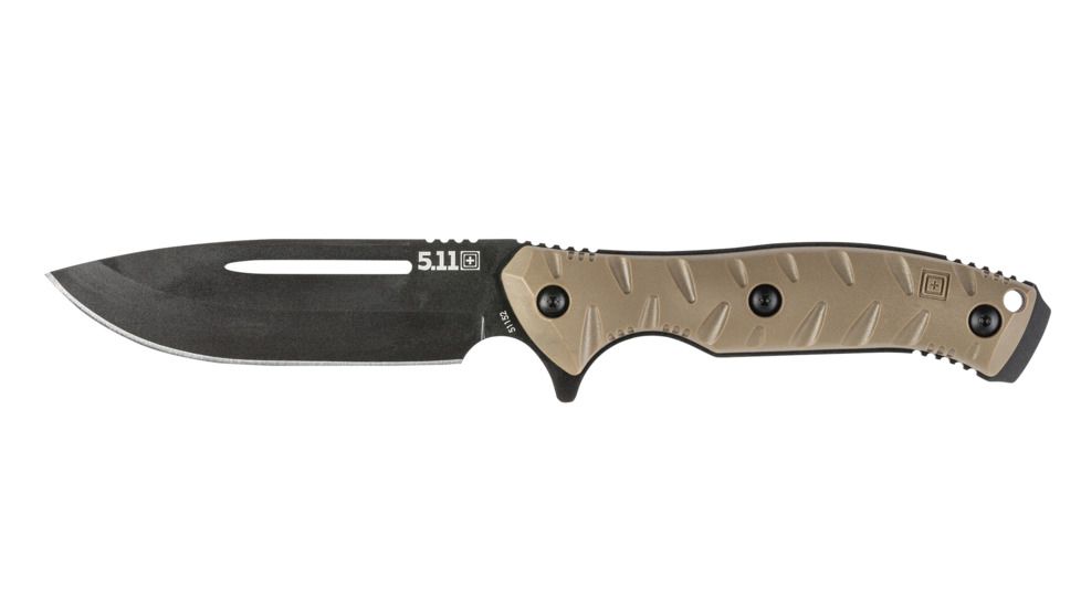 5.11 Tactical CFK 3.5 Fixed Knive w/ Nylon Handle, Kangaroo, 51152-134-1 SZ
