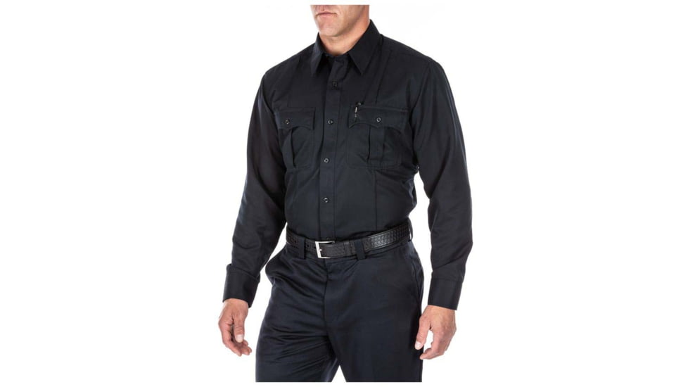 5.11 Tactical Cl A Fast-tac Twill L/s, Midnight Navy, 72510ABR-750-M-R