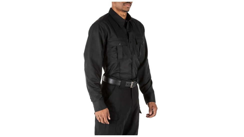 5.11 Tactical Cl A Fast-Tac Twl Long Sleeve Shirt - Tall - Men's, Black, Large, 72510T-019-L-T
