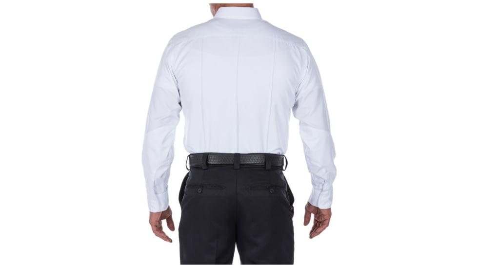 5.11 Tactical Cl A Fast-Tac Twl Long Sleeve Shirt - Tall - Men's, Uniform White, Large, 72510T-992-L-T