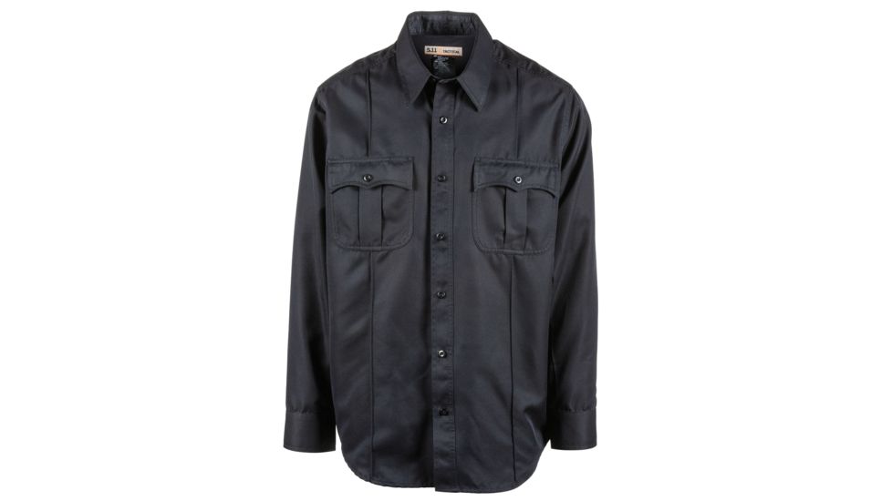 5.11 Tactical Class A Fast-Tac Twill Long Sleeve Shirt - Men's, Midnight Navy, XLR, 72510-750-XL-R