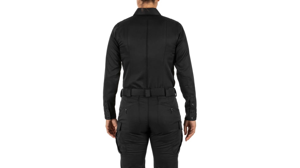 5.11 Tactical Cl A Fast-Tac Twl Long Sleeve Shirt - Womens, Regular, Black, Large, 62396-019-L-R