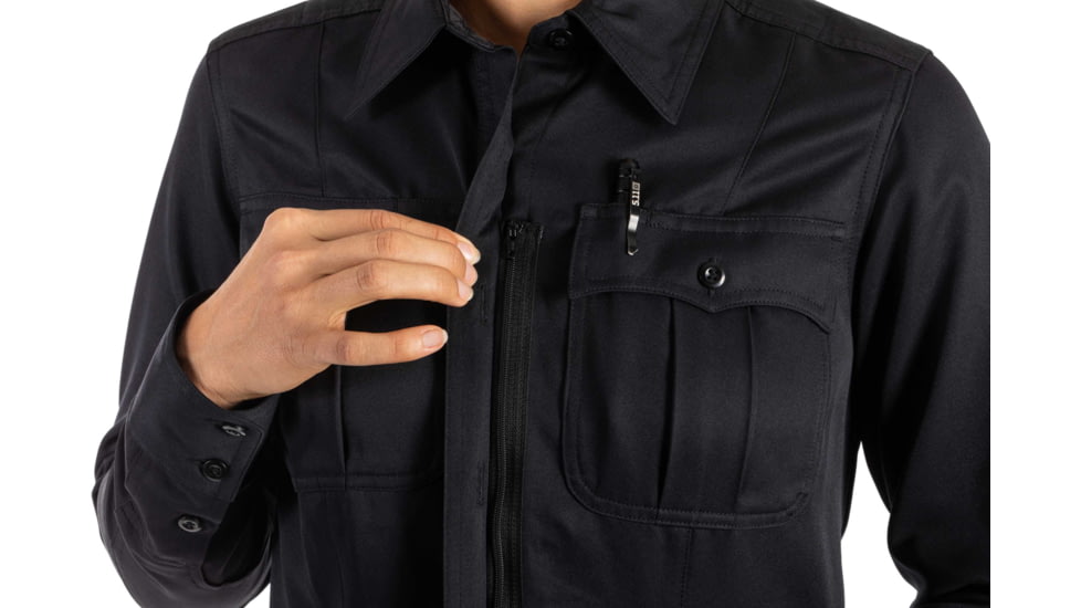 5.11 Tactical Cl A Fast-Tac Twl Long Sleeve Shirt - Womens, Regular, Midnight Navy, Small, 62396-750-S-R