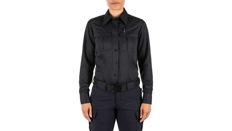 5.11 Tactical Class A Fast-Tac Twill Long Sleeve Shirt - Women's, Midnight Navy, SR, 62396-750-S-R