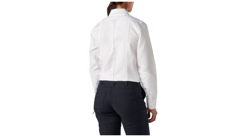 5.11 Tactical Cl A Fast-Tac Twl Long Sleeve Shirt - Womens, Regular, Uniform White, Extra Small, 62396-992-XS-R