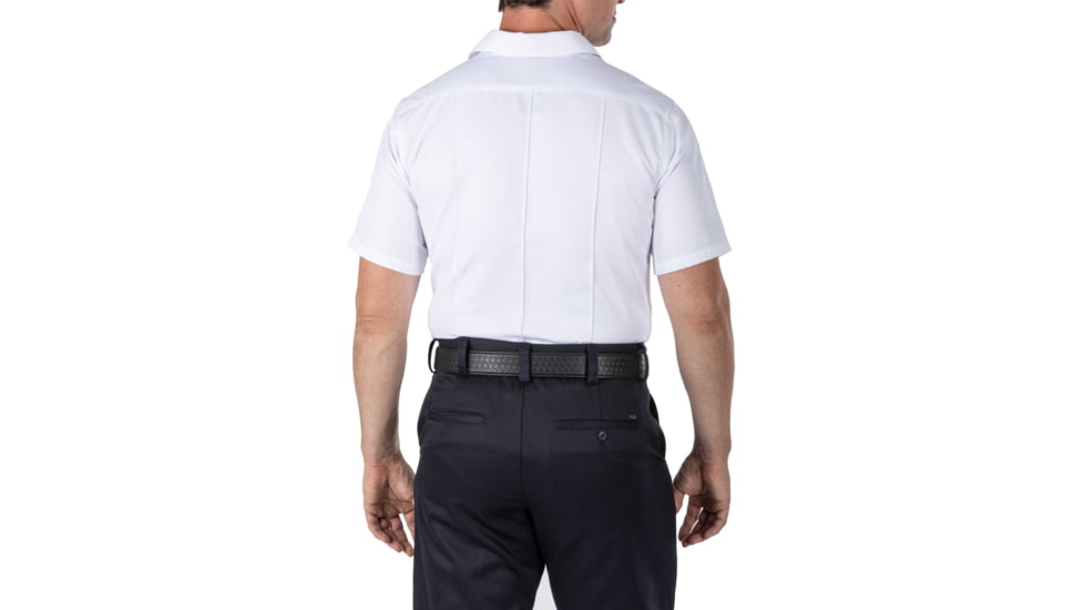 5.11 Tactical Cl A Fast-Tac Twill Short Sleeve Shirt - Mens, Regular, Uniform White, Extra Large, 71384-992-XL-R
