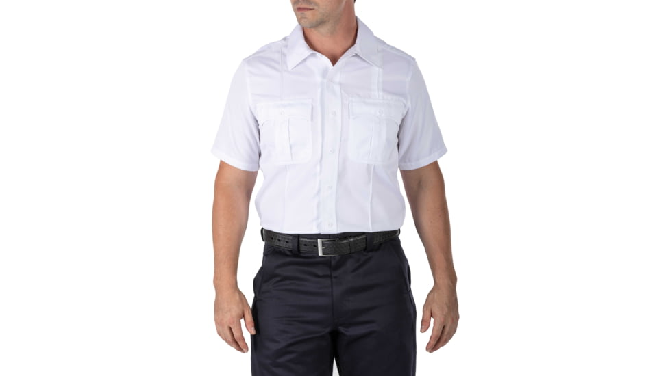 5.11 Tactical Class A Fast-Tac Twill S/S Shirt - Mens, Uniform White, SS, 71384-992-S-S