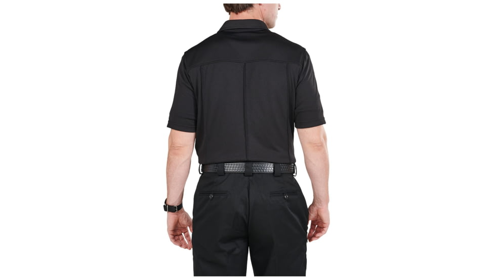 5.11 Tactical Class A Uniform Short Sleeve Polo - Men's, 2XL, Tall, Black, 41238T-019-2XL-T
