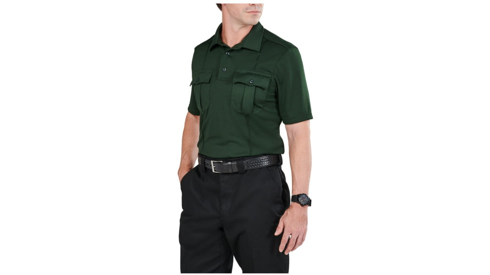 5.11 Tactical Class A Uniform Short Sleeve Polo - Men's, Large, Tall, LE Green, 41238T-860-L-T