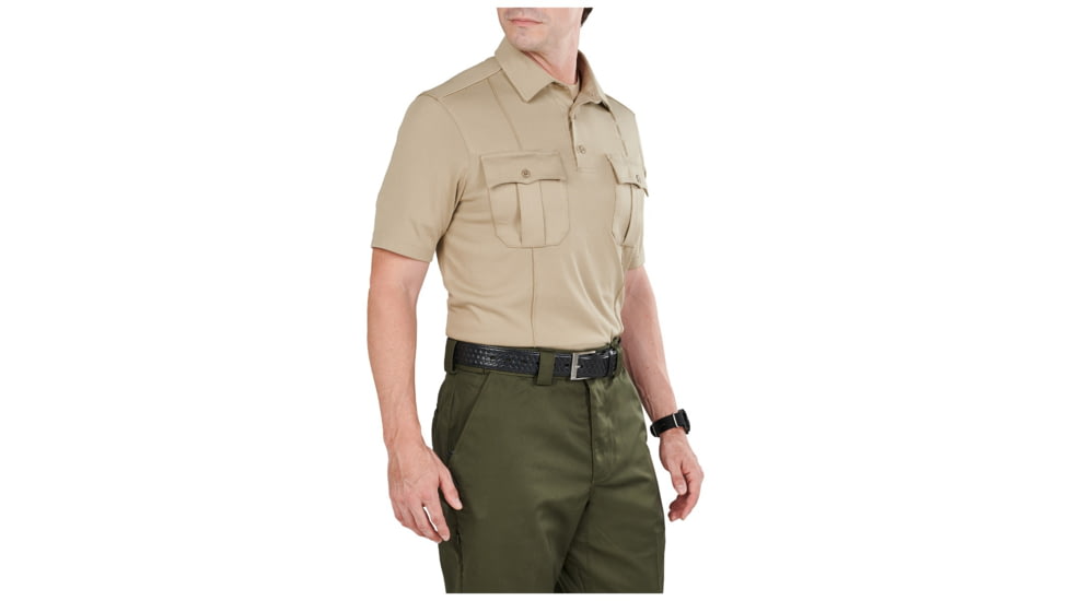 5.11 Tactical Class A Uniform Short Sleeve Polo - Men's, 5XL, Tall, Silver Tan, 41238T-160-5XL-T