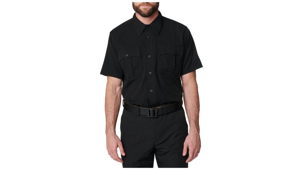 5.11 Tactical Class A Flex-tac Poly/wool Twill Shirt, Black - 71381T-019-4XL