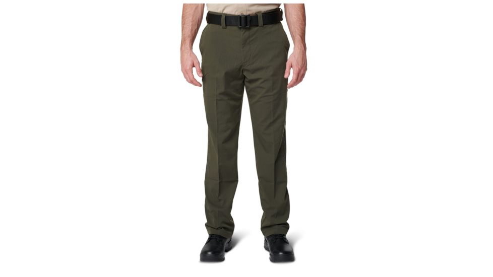 5.11 Tactical Class A Flex-tac Poly/wool Twill Unhemmed Pants, Sheriff Green - 74492L-890-60
