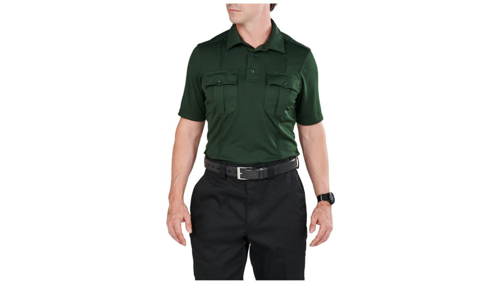 5.11 Tactical Class A Uniform Short Sleeve Polo - Men's, Extra Small, Regular, LE Green, 41238-860-XS-R
