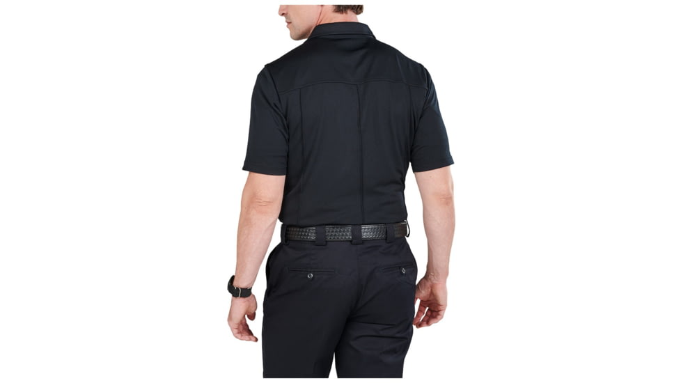5.11 Tactical Class A Uniform Short Sleeve Polo - Men's, 2XL, Regular, Midnight Navy, 41238-750-2XL-R