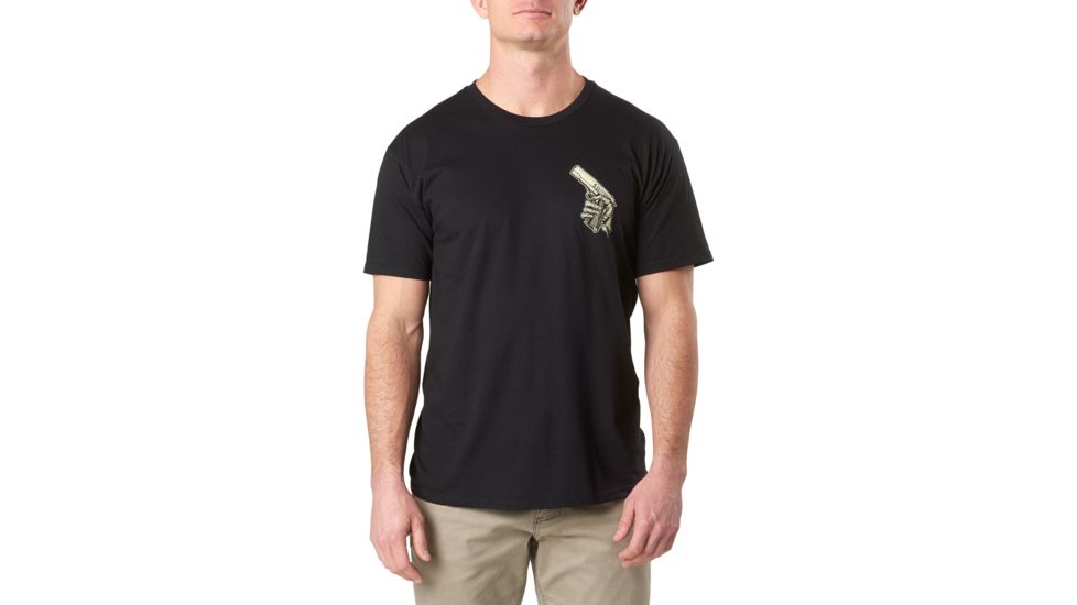 5.11 Tactical Cold Dead Hands 45 Tee, Black, S 41195EA-019-S