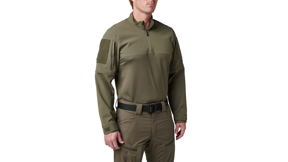 5.11 Tactical Cold Weather Rapid OPS Shirt - Men's, Ranger Green, Extra Small, 72540-186-XS