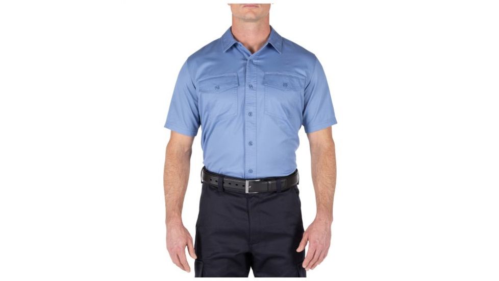 5.11 Tactical Company S/S Shirt - Mens, Fire Med Blu, 3XL, 71391-696-3XL